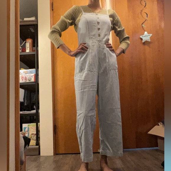 Old Navy Women's Light Blue Jeans Overalls - Picture 1 of 1